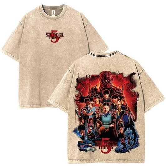 Stranger Things SS5 Movie Y T-Shirt Vintage