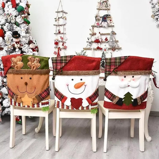 Christmas Chair Decoration. Chair Cover