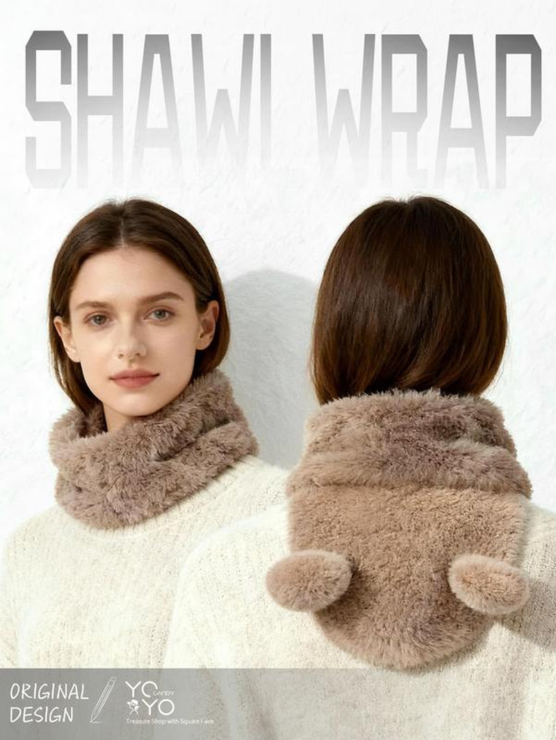  Cute Bear-Ear Design Windproof Hat