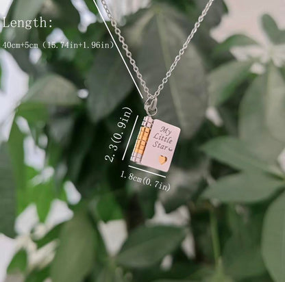 Book Necklace for Best Mom 