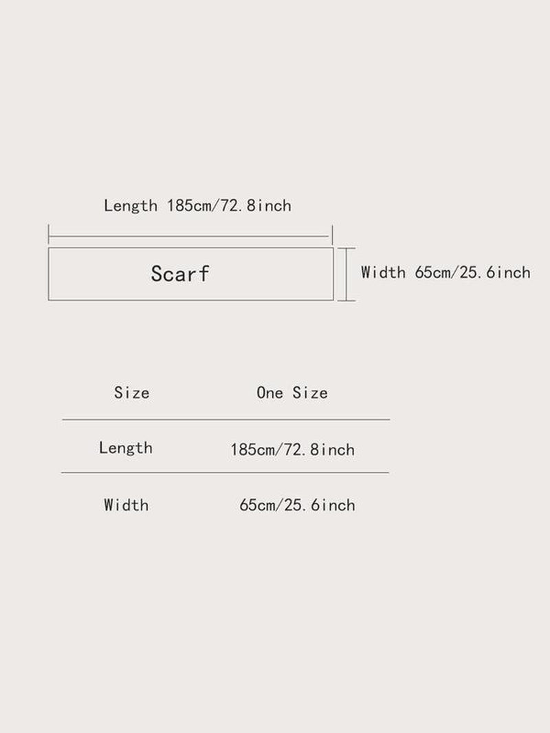 Starry Sky Pattern Fringe Scarf