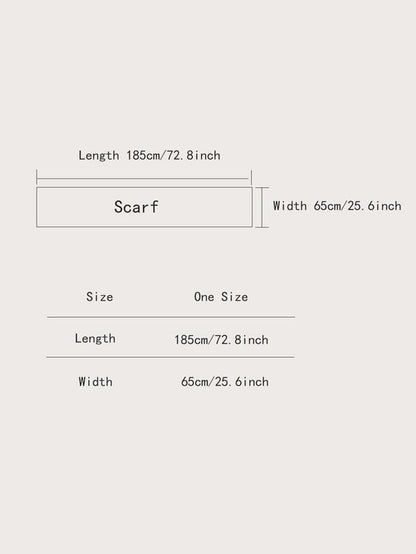 Starry Sky Pattern Fringe Scarf