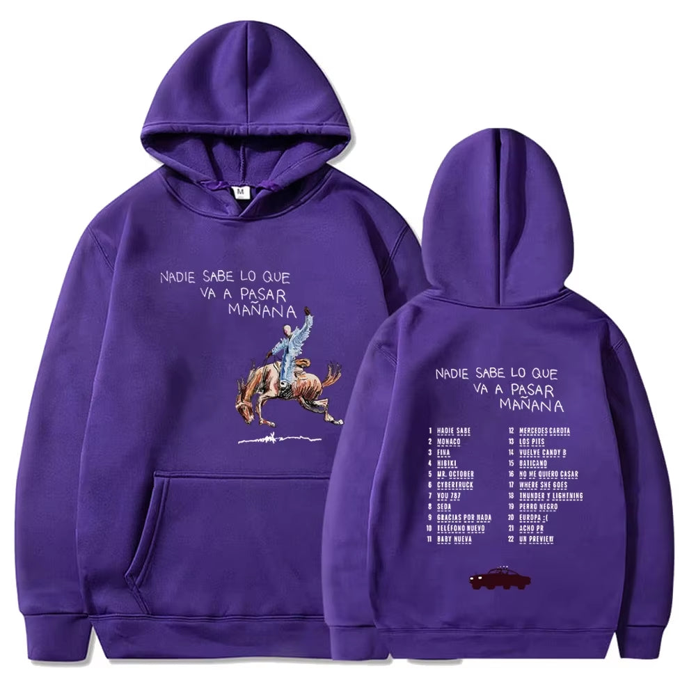 Bad Bunny New Album Nadie Sabe Lo Que Va Pasar Manana Sweatshirts 