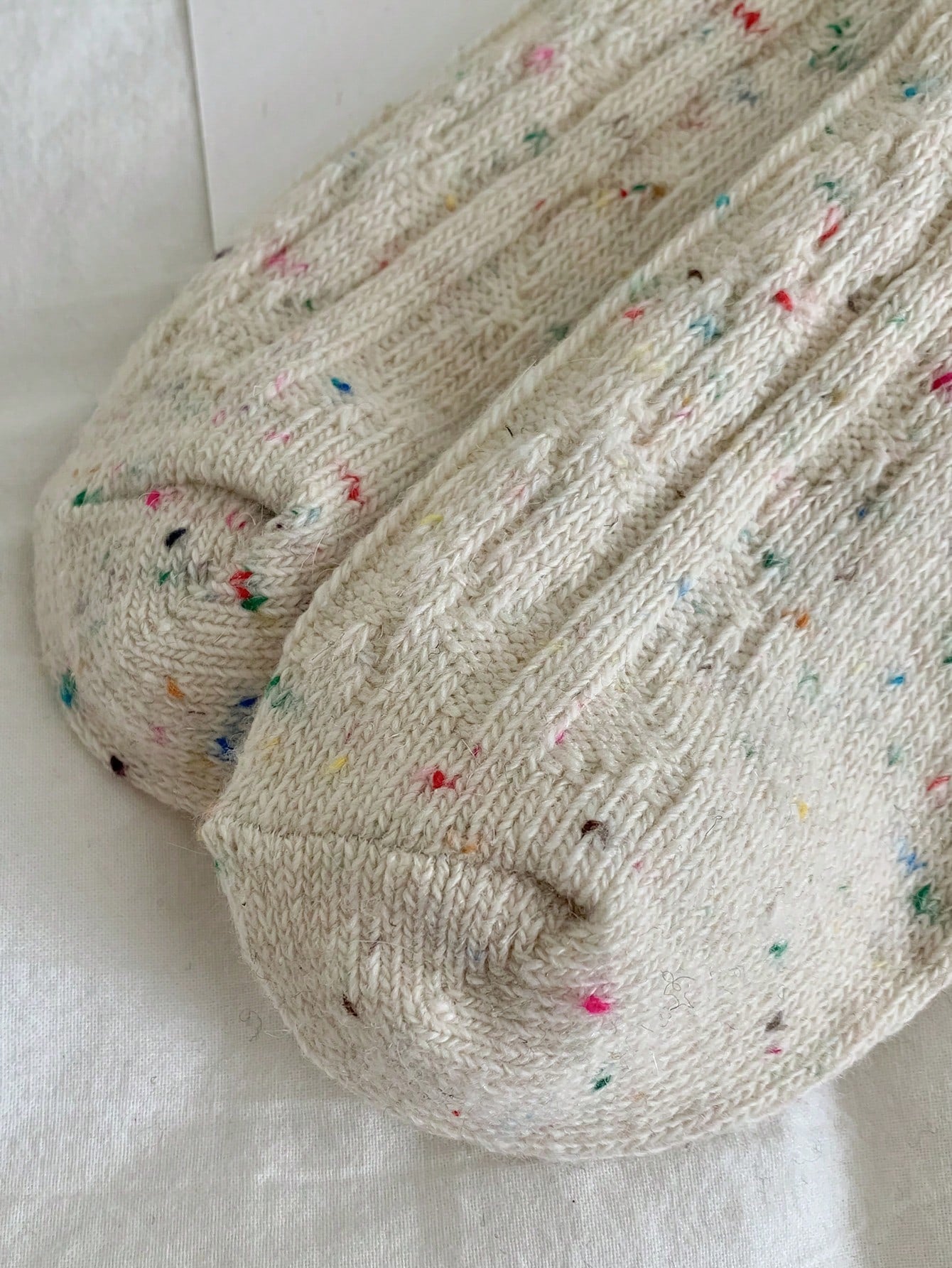 3Pairs Women'S Thick Warm Wool Vintage Style Mid-Calf Socks for Autumn and Winter, Fall