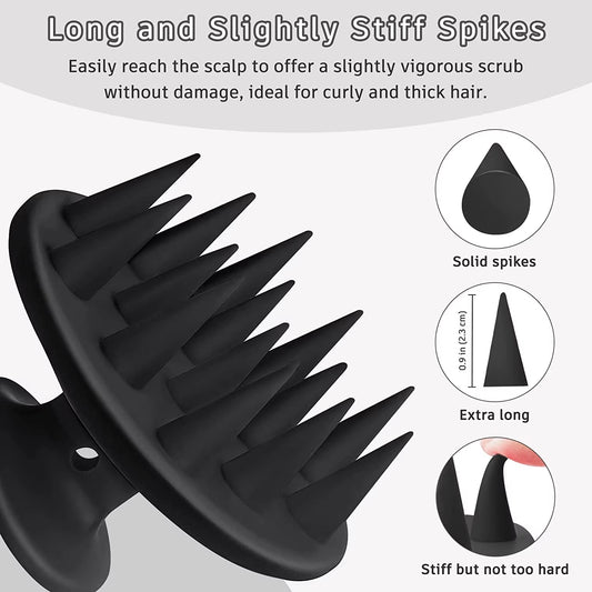 Silicone Shampoo Brush Hair Scalp Massage,
