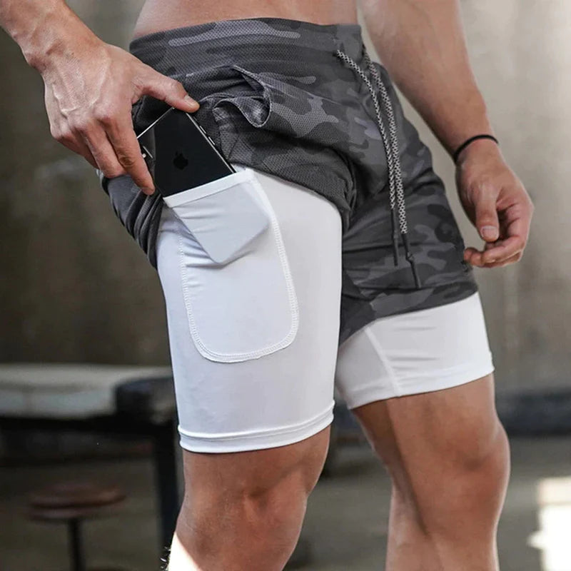 Running Shorts Men Gym Sports Shorts 