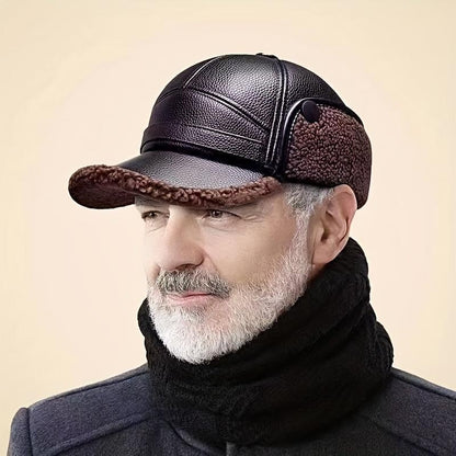 Street Style Men’S Winter Cap with Ear Warmers