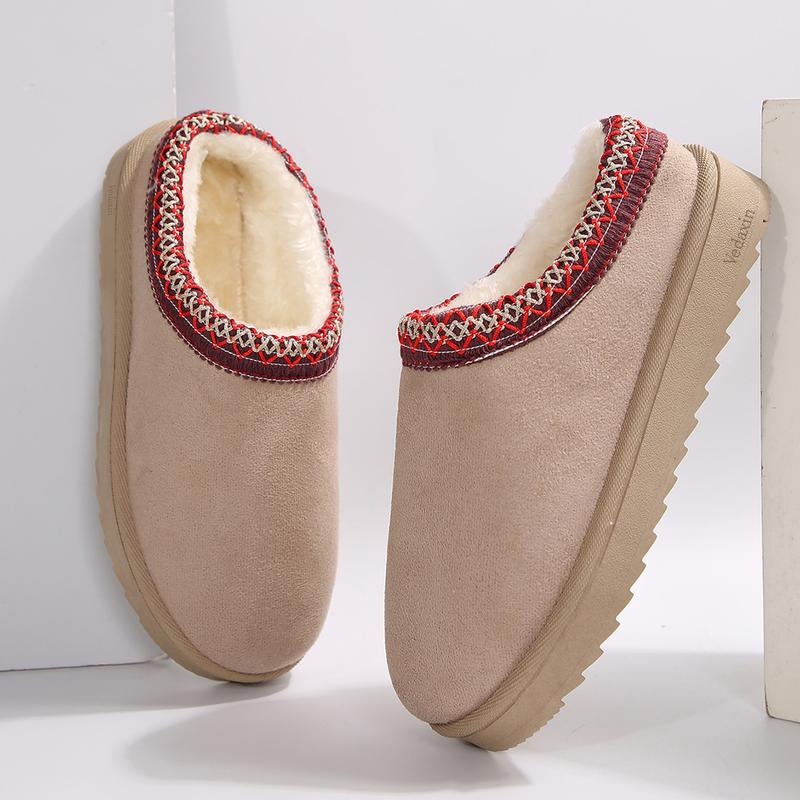 Women'S Platform Shorts Warm Slip-On slippers