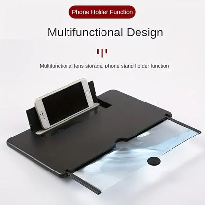 Cell Phone Screen Magnifier HD Video Amplifier Stand 