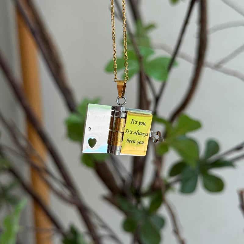 Book Necklace for Best Mom 