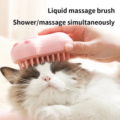 3 in 1 Pet Brush Cat Steam Brush Comb Dog 