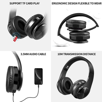 Bluetooth Headphones LUXMO Wireless Noise Cancelling Headphones 