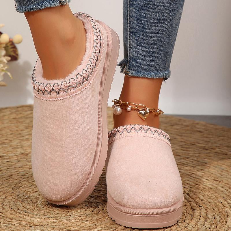 Women'S Platform Shorts Warm Slip-On slippers