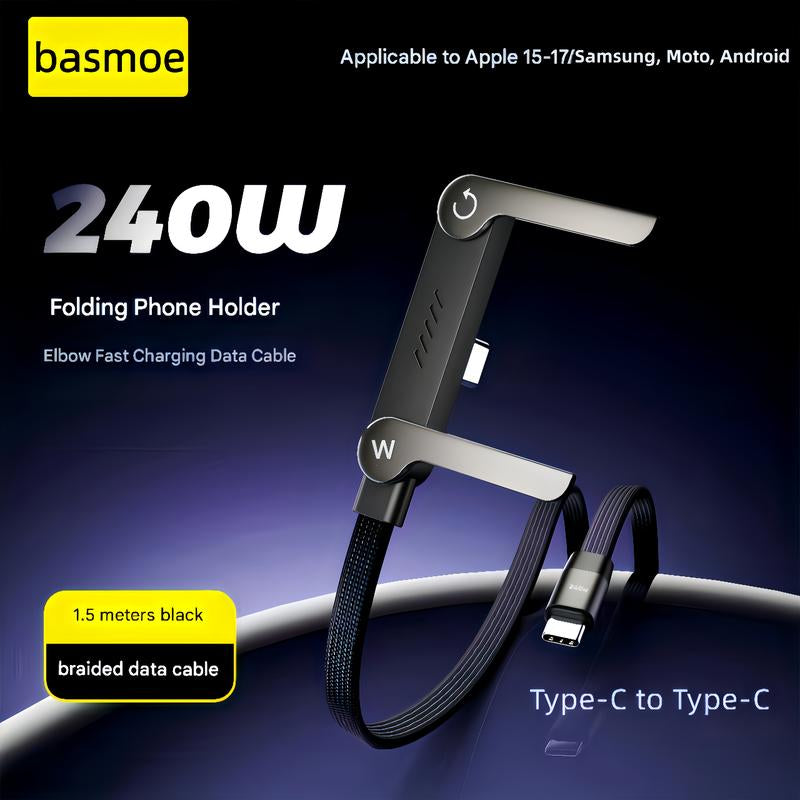 Basemo Invisible Holder Charger Cable with Stand