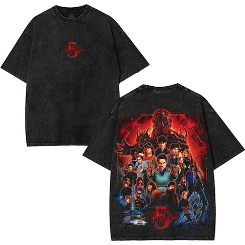 Stranger Things SS5 Movie Y T-Shirt Vintage 