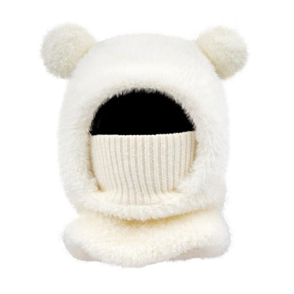  Cute Bear-Ear Design Windproof Hat