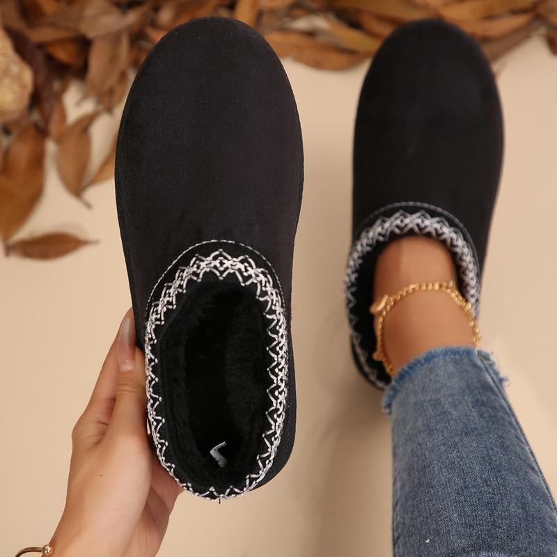 Women'S Platform Shorts Warm Slip-On slippers