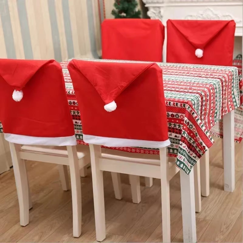 Christmas Chair Decoration. Chair Cover