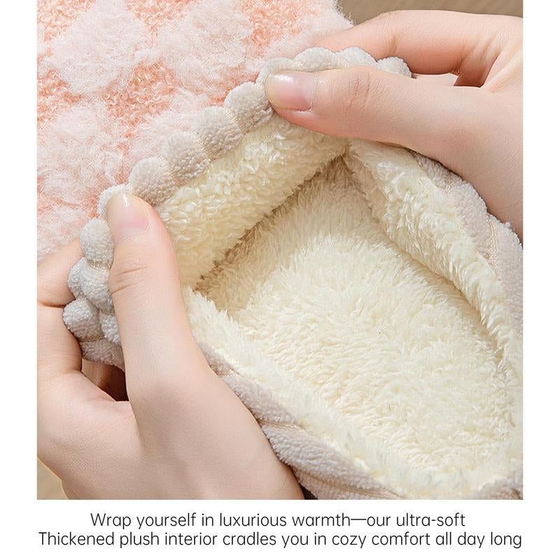 Women'S Fuzzy Memory Foam Slippers 