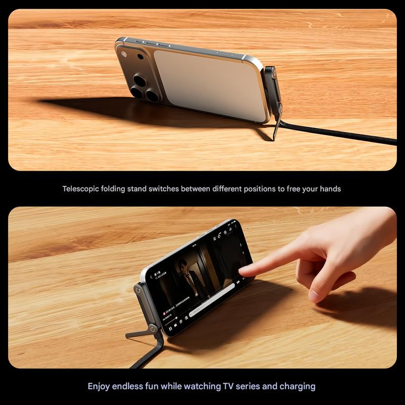 Basemo Invisible Holder Charger Cable with Stand