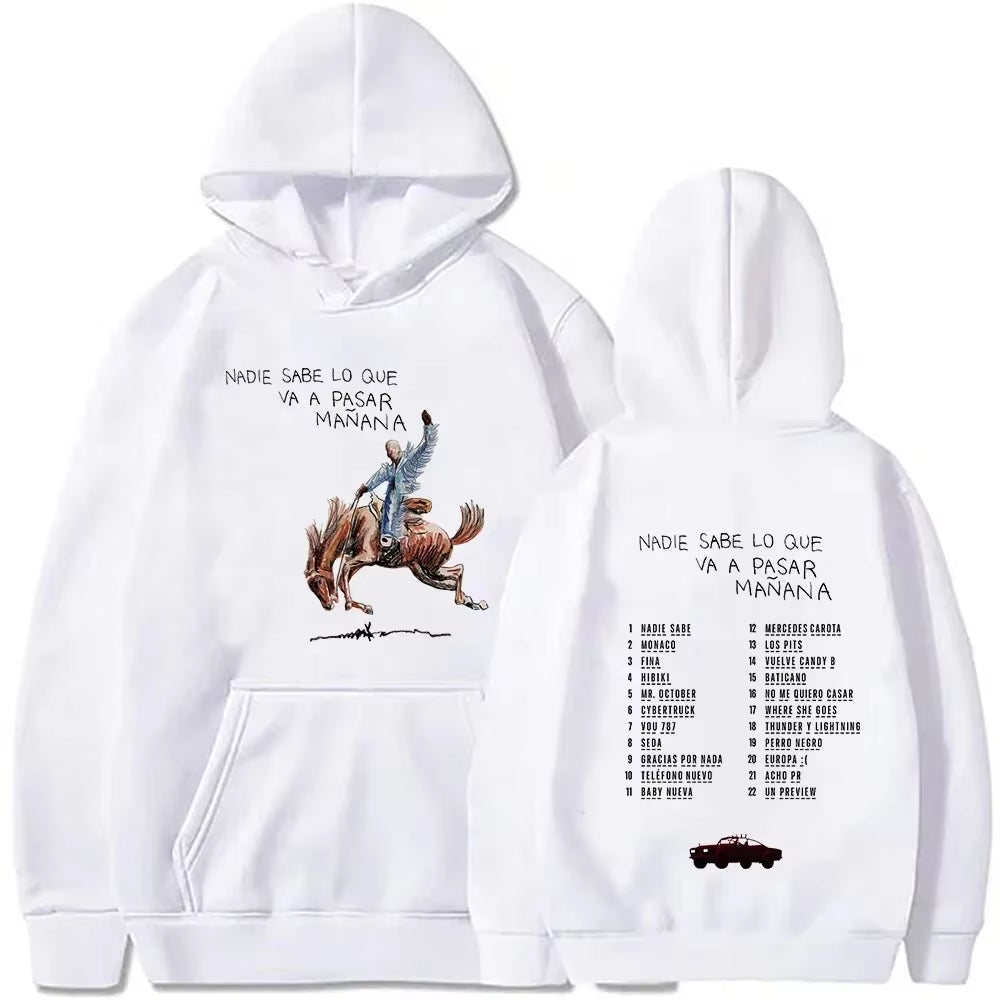 Bad Bunny New Album Nadie Sabe Lo Que Va Pasar Manana Sweatshirts 