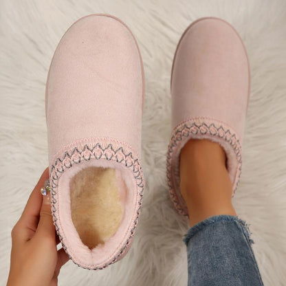 Women'S Platform Shorts Warm Slip-On slippers