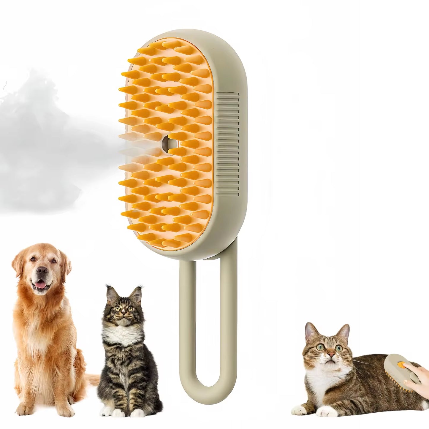 3 in 1 Pet Brush Cat Steam Brush Comb Dog 