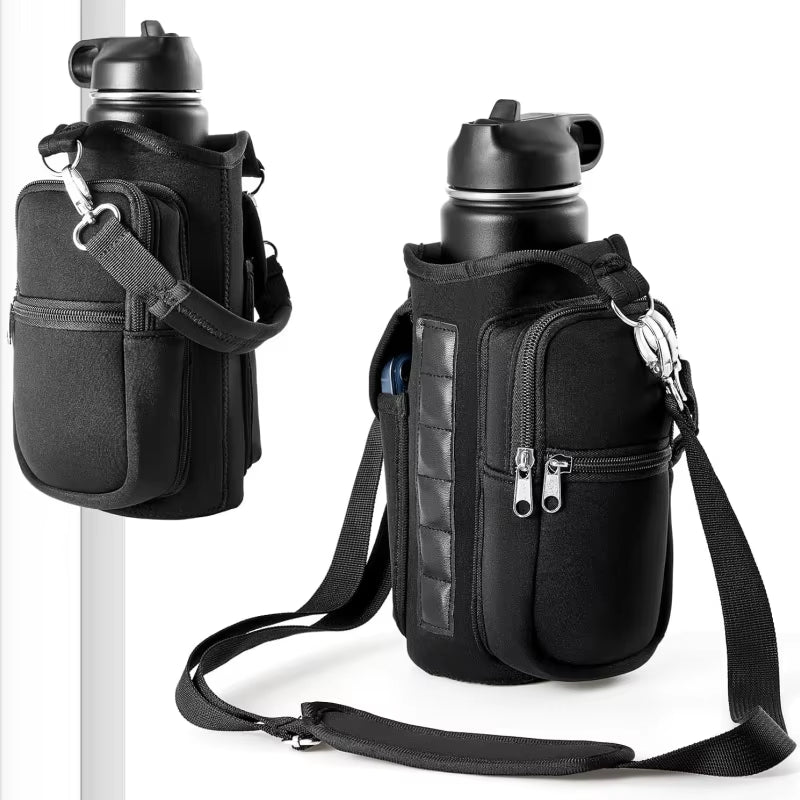 Magnetic Water Bottle Holder Gym Water Bottle Carrier Bag 