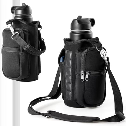 Magnetic Water Bottle Holder Gym Water Bottle Carrier Bag 