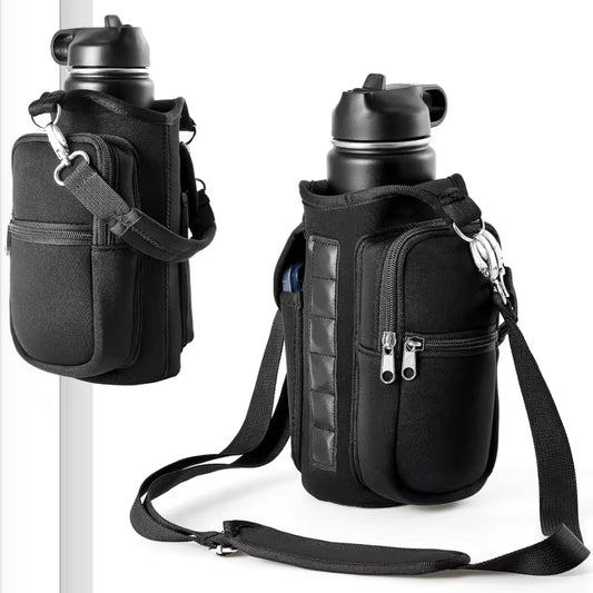 Magnetic Water Bottle Holder Gym Water Bottle Carrier Bag 