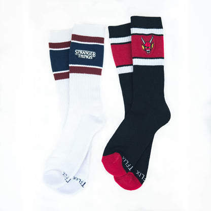 Netflix Stranger Things Hellfire Multi-Color Socks from , 2-Pack One Size, Men’S