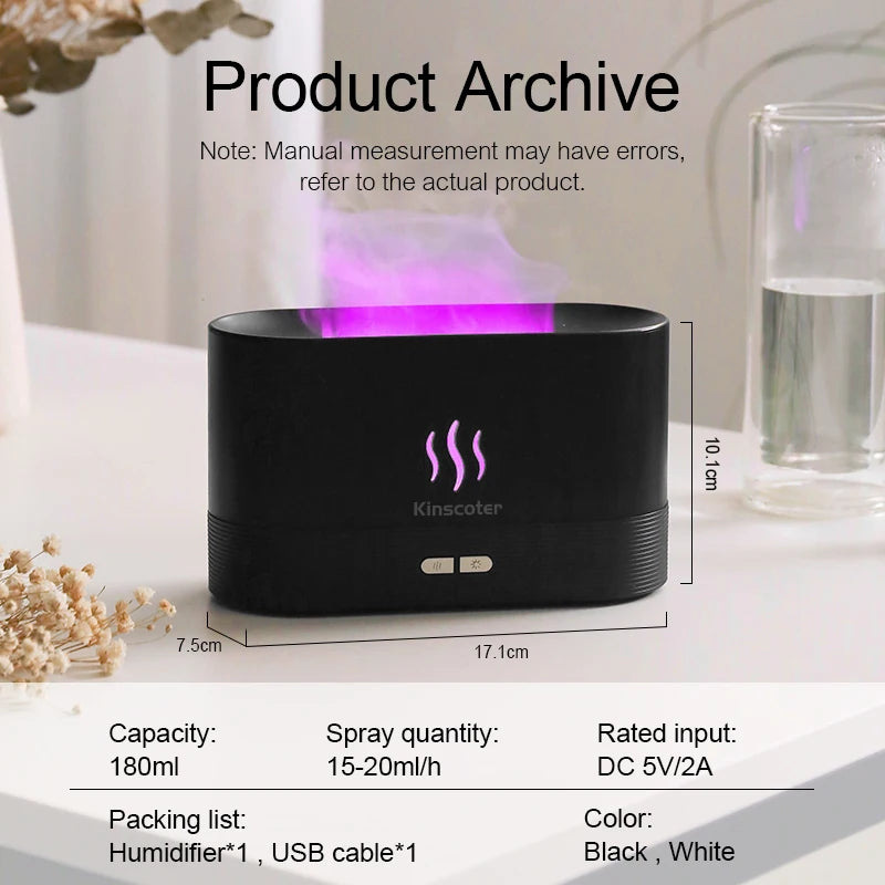 Aroma Diffuser Air Humidifier Ultrasonic Cool Mist Maker Fogger Led 