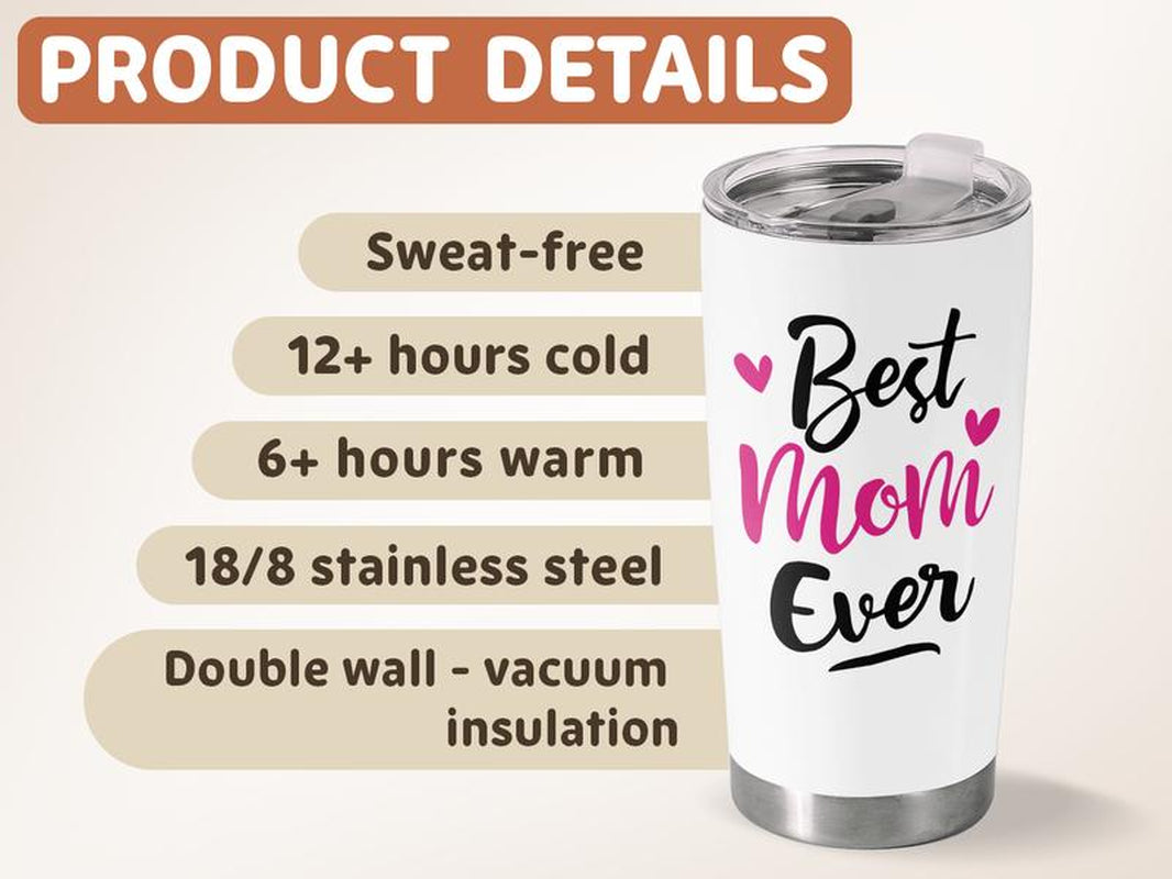 Best Mom Ever 20Oz Insulated Cup 