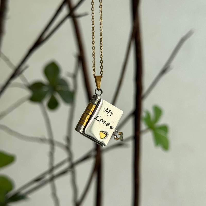 Book Necklace for Best Mom 