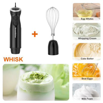 3 in 1 Immersion Blender with Egg Whisk & 700Ml Measuring Cup