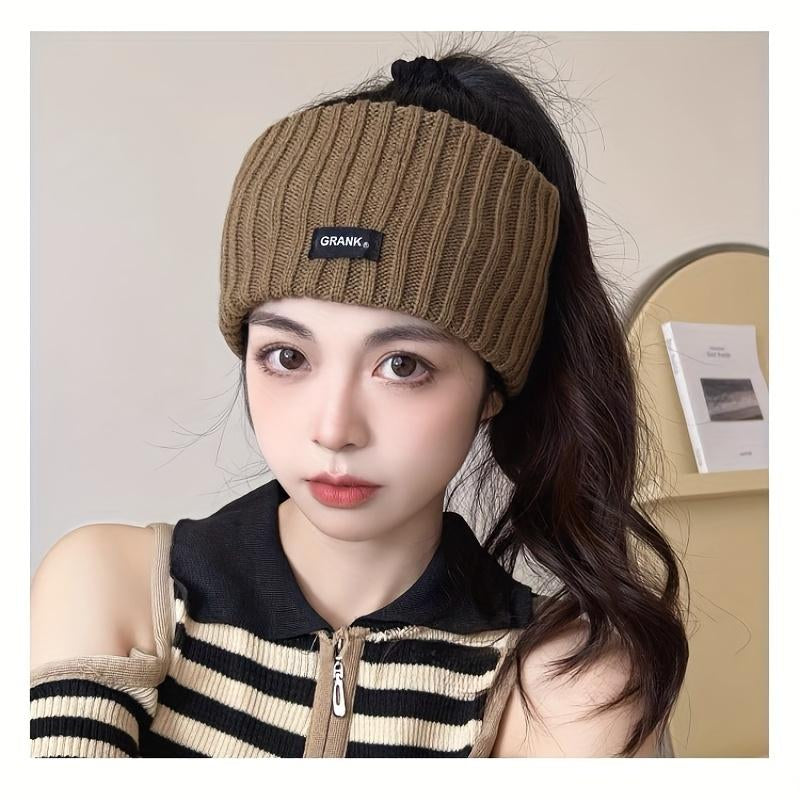 4Pcs Winter Warm Knitted Hat Set 