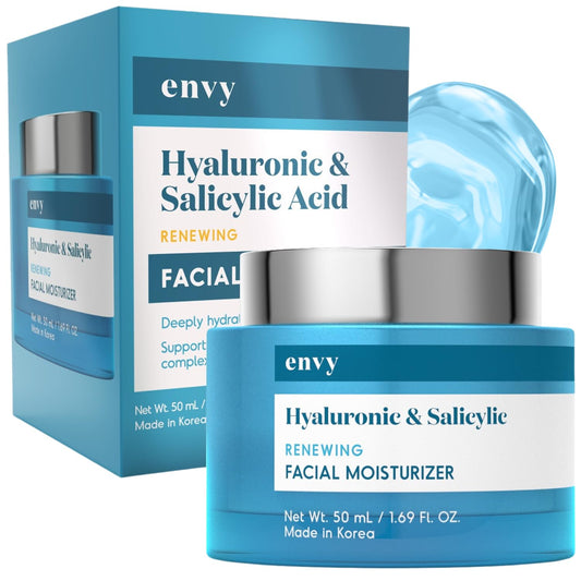 Hyaluronic & Salicylic Acid Face Moisturizer Cream 
