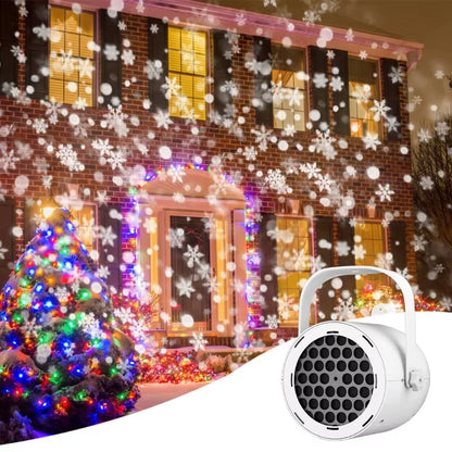 16 Patterns Christmas Halloween Projection Snowflake Light LED 