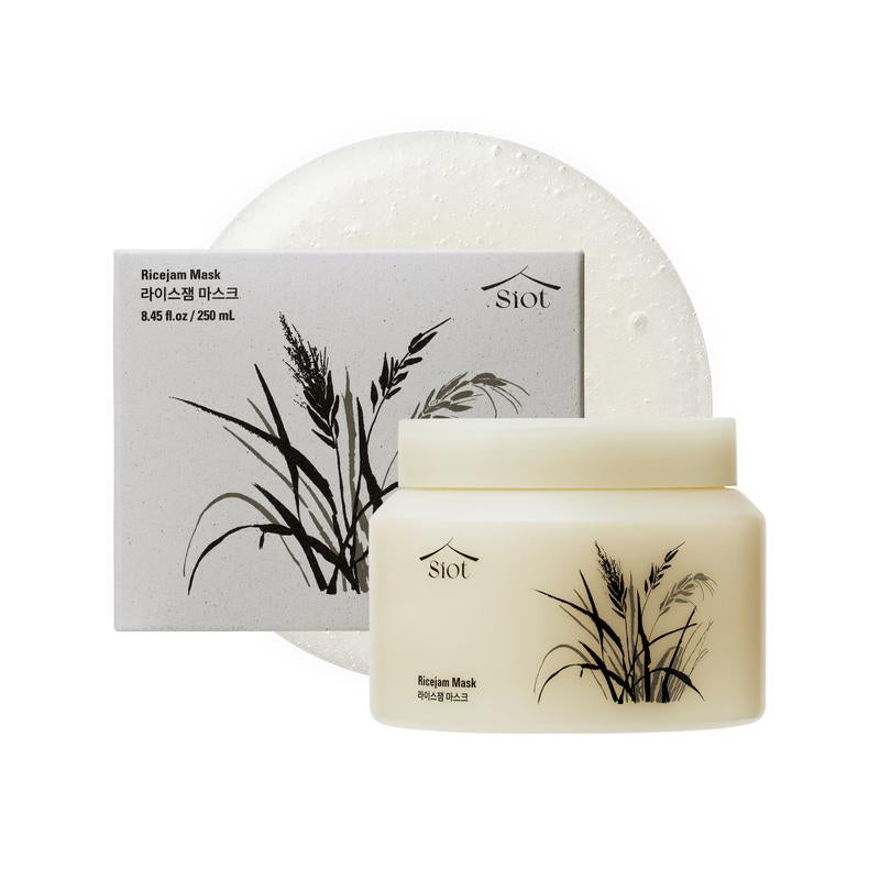 SIOT Rice Jam Mask 8.45Oz | Korean Rice Brightening & Hydrating