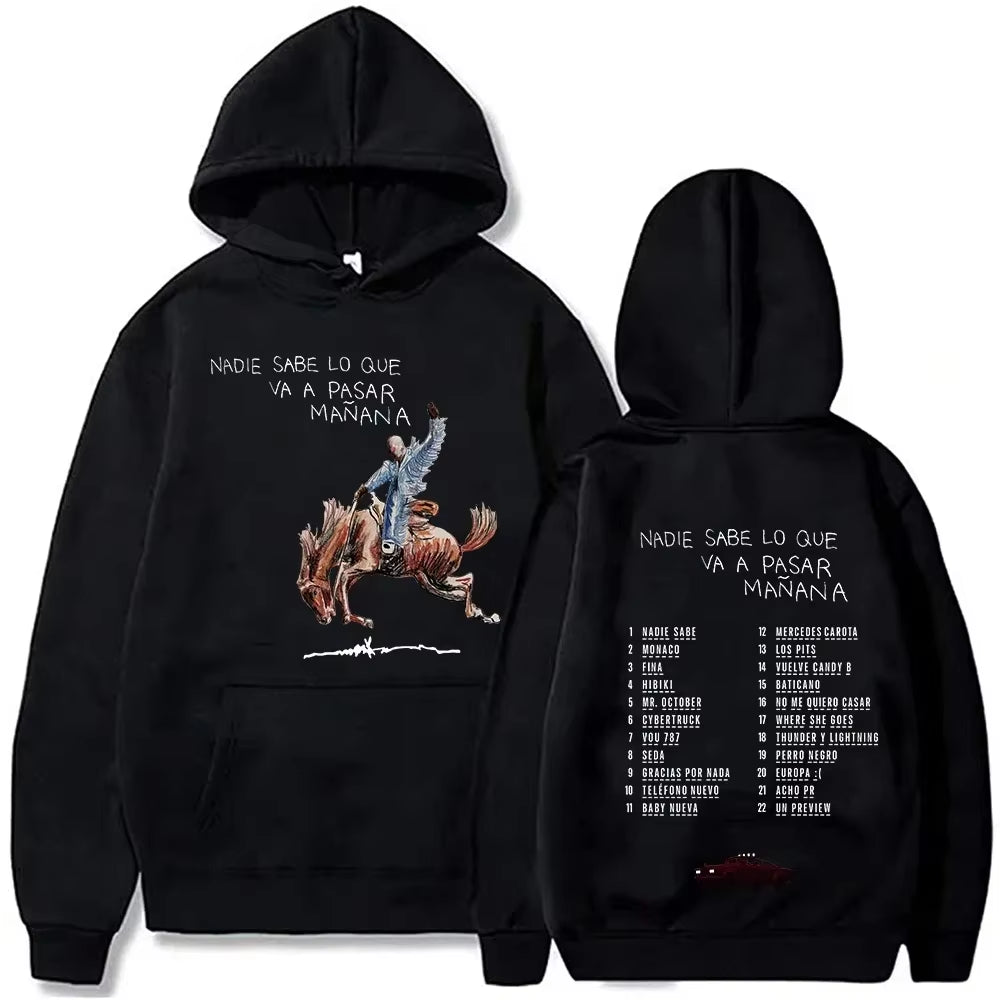Bad Bunny New Album Nadie Sabe Lo Que Va Pasar Manana Sweatshirts 