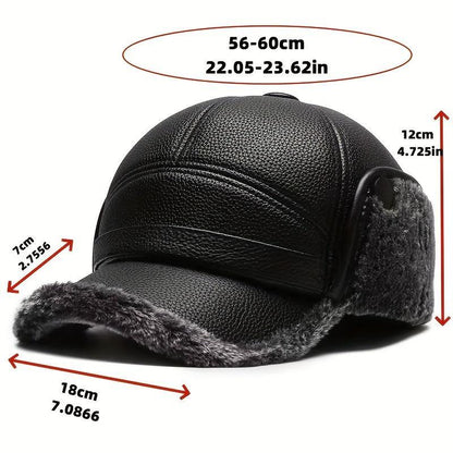 Street Style Men’S Winter Cap with Ear Warmers